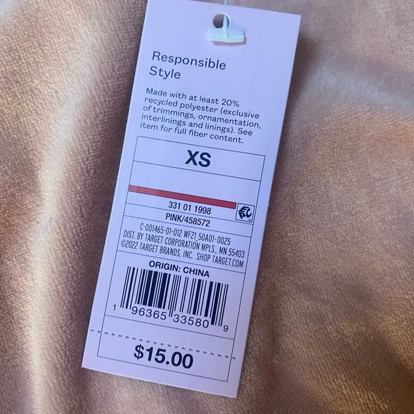 BNWT Wild Fable Pink Velvet Rainbow Set - Picture 2 of 3